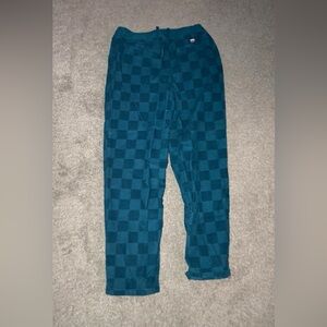 Vans Brand Checkered Teal Relaxed Fit Pants